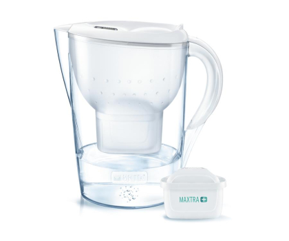 Dzbanek filtrujący do wody BRITA Dzbanek filtrujący Marella XL (biały) + wkład Maxtra+ Pure